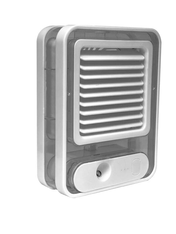 Mini ventilador portátil con humidificador LED recargable