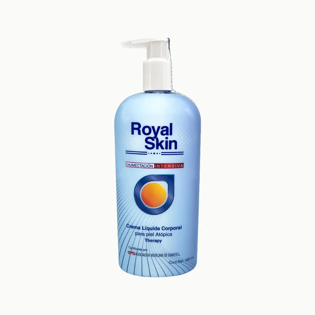 Crema líquida Therapy Royal Skin para cuidado de piel seca